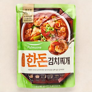 풀무원 반듯한식 한돈 김치찌개 냉장, 460g, 1개