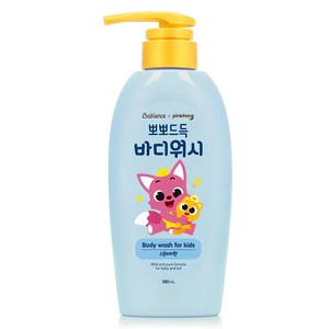 베비언스 핑크퐁 뽀뽀드득 바디워시 복숭아향, 380ml, 1개