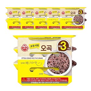 오뚜기 오뚜기밥 오곡, 210g, 18개