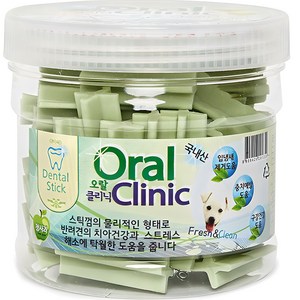 오랄클리닉 반려동물 덴탈껌, 청사과, 300g, 1개