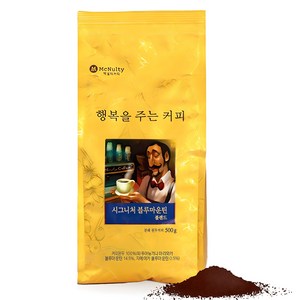 맥널티커피 시그니처 블루마운틴 블렌드 분쇄 원두커피, 핸드드립, 500g, 1개