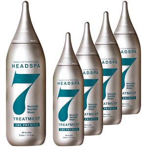 헤드스파7 더 프리미엄 일반헤어트리트먼트, 210ml, 5개