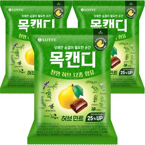 목캔디 허브 민트, 217g, 3개