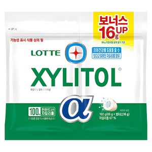 롯데자일리톨 알파 오리지날 리필, 102g, 1개