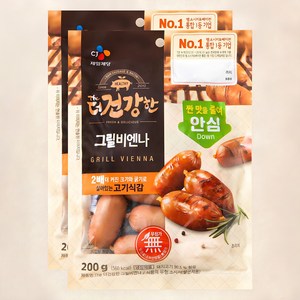 더건강한 그릴비엔나, 200g, 2개