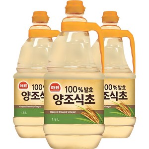 해표 양조식초, 1.8L, 3개