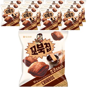 오리온 꼬북칩 초코츄러스맛, 30g, 12개