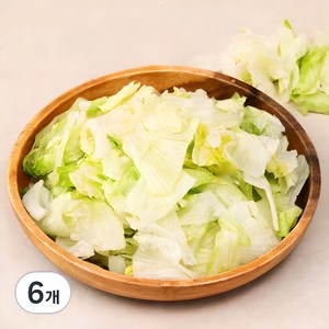 국내산 절단 양상추, 500g, 6팩