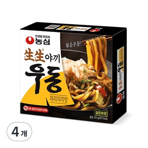 생생우동 데리야끼맛, 251g, 4개