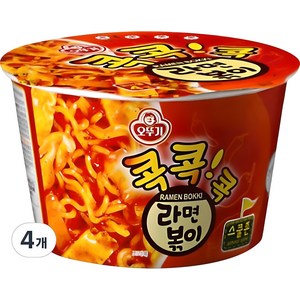 오뚜기 라면볶이 용기 120g, 4개