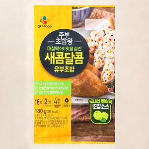 CJ씨푸드 주부 초밥왕 새콤달콤 유부초밥, 180g, 1개