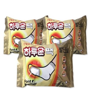 하루온팩 발난로 붙이는 타입 핫팩 10p, 3개