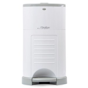 매직캔 와이드 기저귀 휴지통 M250NSW, 화이트, 20L