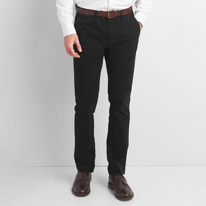 갭 남성용 컬러 카키 인 슬림 핏 WITH 갭플랙스 팬츠