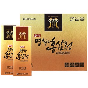 동서제약웰빙 6년근 명작 홍삼정 스틱, 10g, 1개
