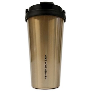 꼼꼬미 꼬맥 버킷텀 냉온 텀블러, 펄브론즈, 500ml, 1개