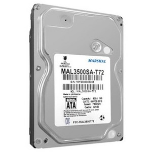마샬 MALSHAL하드디스크 HDD 3.5형 하드디스크, MAL3500SA-T72, 500GB