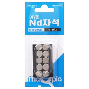마그피아 초강력 원형 네오디움 메모자석 MND-10-03, 1개