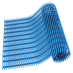 월광 미끄럼방지 욕실매트 튜브형 100 x 120 cm, 파랑, 1개