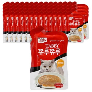 테비토퍼 쮸루쮸루 고양이파우치 생선 30g, 오리지널, 60개입