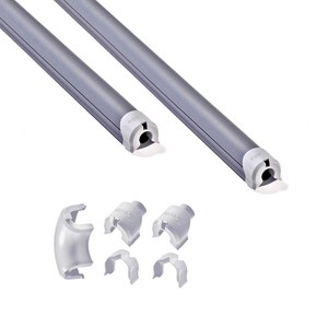 DECLU 케이블데코 플러스 2M 디자인 전선몰딩 풀패키지 세트 스몰사이즈, 진회색, 연회색캡, 1개