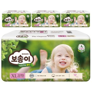 보솜이 디오가닉 팬티형 기저귀 여아용 특대형(13~18kg), 120매