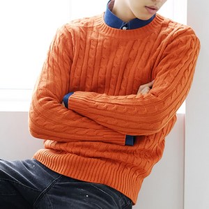 제제 남녀공용 꽈배기니트