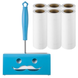 코멧 홈 테이프클리너 표준형 160mm 본품 핸들 + 케이스 + 12m 리필 7p, 1세트