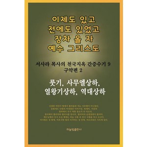 룻기 사무엘상하 열왕기상하 역대상하:이제도 있고 전에도 잇었고 장차 올 자 예수 그리스도, 하늘빛출판사