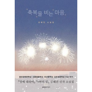 축복을 비는 마음:김혜진 소설집, 김혜진, 문학과지성사