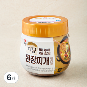 다담 된장찌개양념, 840g, 6개