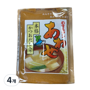 아와세 미소 일본된장, 1kg, 4개