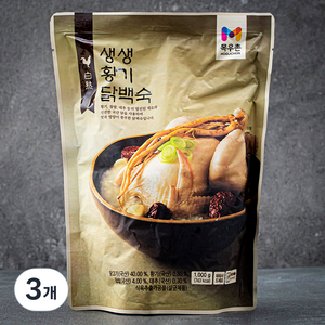 생생 황기 닭백숙 냉장, 1kg, 3개