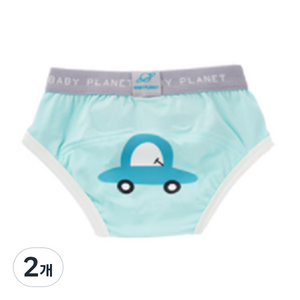 베이비플라넷 밤부 배변훈련팬티 부릉부릉 자동차, 혼합색상, 2개
