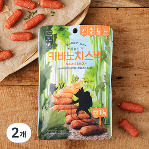 존쿡델리미트 카바노치 스낵, 50g, 2개