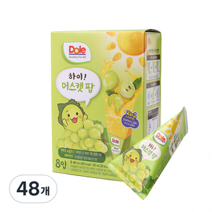 돌 하이 머스캣팝 얼려먹는 주스, 돌 하이 머스캣 팝, 62ml, 48개