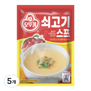 오뚜기 쇠고기 스프, 80g, 5개