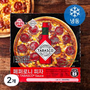 오뚜기 페퍼로니 피자 WITH TABASCO SAUCE (냉동), 395g, 2개