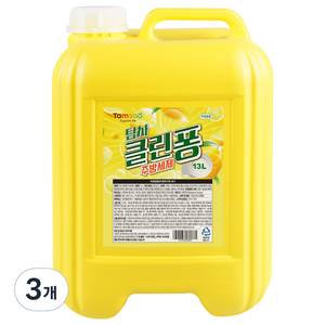 탐사 클린퐁 주방세제, 13L, 3개