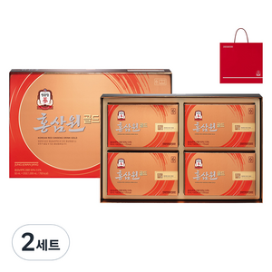 정관장 홍삼원 골드 50ml x 20p + 쇼핑백, 1L, 2개