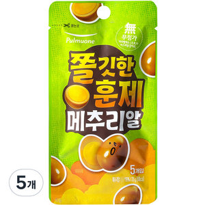 풀무원 쫄깃한 훈제 메추리알 25g, 5개