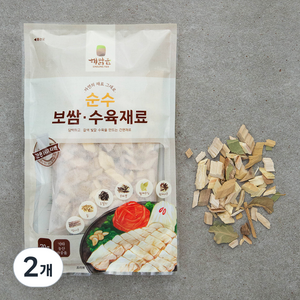 순수 보쌈 수육 재료, 70g, 2개