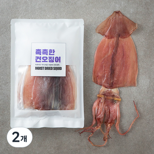 촉촉한 건오징어 4미, 250g, 2개