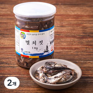 자연다감 멸치젓, 1kg, 2개