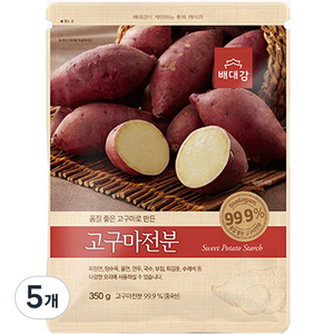 배대감 고구마전분, 350g, 5개