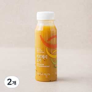 잠바주스 프리미엄 과채주스 오레지&키위, 2개, 190ml