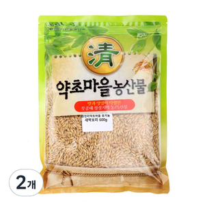 증안리약초마을 유기농 새싹보리, 600g, 2개