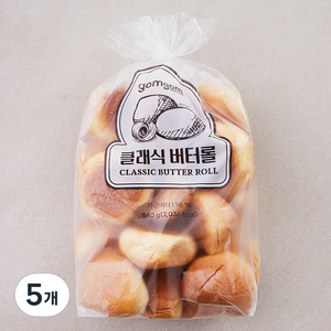 곰곰 클래식 버터롤, 540g, 5개