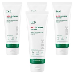 닥터지 레드 블레미쉬 포 맨 젠틀 클렌징 폼, 150ml, 4개
