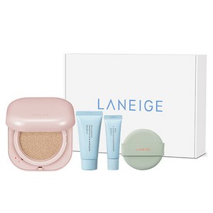 라네즈 네오 쿠션 글로우 리필 15g + 클렌징폼 30g + 히알루로닉크림 10ml 세트, 21C(쿠션), 1세트